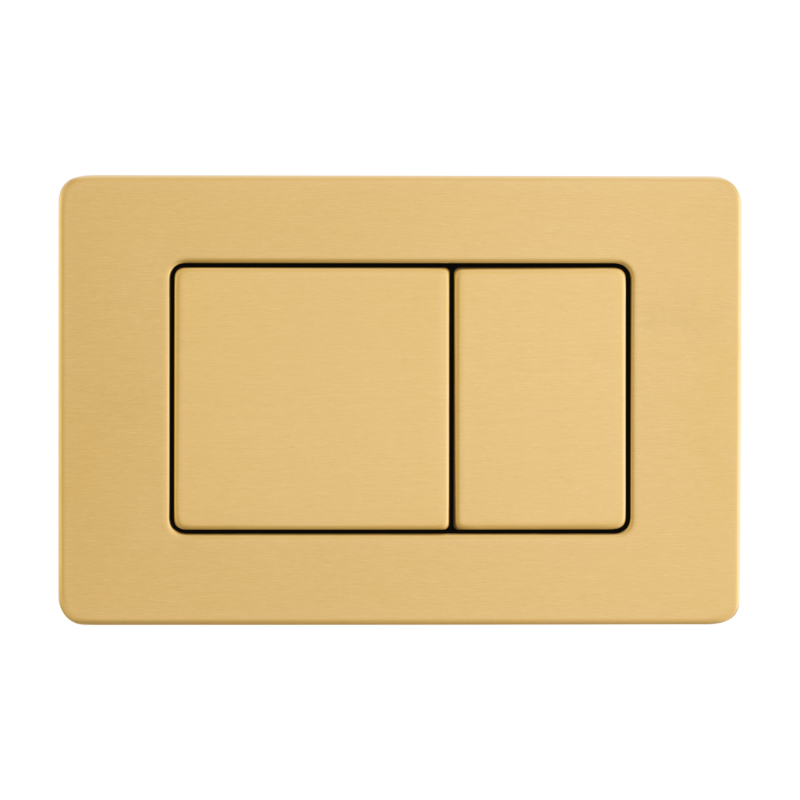 Przycisk spłukujący do WC ze stali nierdzewnej szczotkowanej AXO złoty