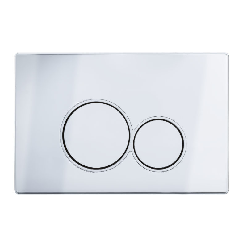 Przycisk spłukujący do WC EXO chrom