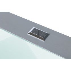 Stelaż natynkowy WC szklany mleczny Fix-Frame Glass Milky