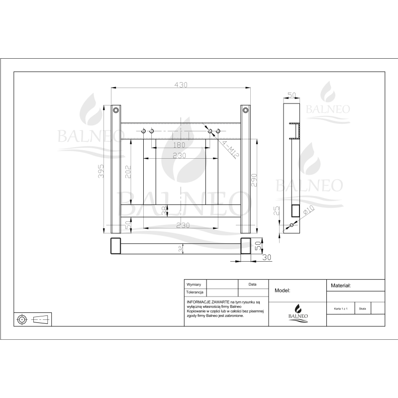 Fix-Frame BI Stelaż do bidetu