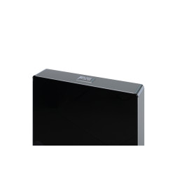 Stelaż natynkowy WC szklany czarny Fix-Frame Glass Black