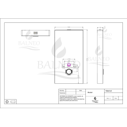 Stelaż natynkowy WC szklany czarny Fix-Frame Glass Black