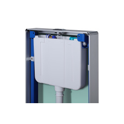 Stelaż natynkowy WC szklany mleczny Fix-Frame Glass Milky