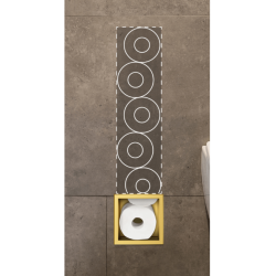 WALL-BOX PAPER 3 Gold - Magazynek na papier złoty