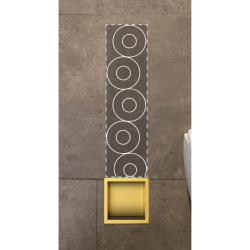 WALL-BOX PAPER 3 Gold - Magazynek na papier złoty