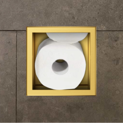 WALL-BOX PAPER 3 Gold - Magazynek na papier złoty