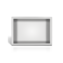 WALL-BOX ONE Inox Półka wnękowa ze stali nierdzewnej 30x20x10 cm