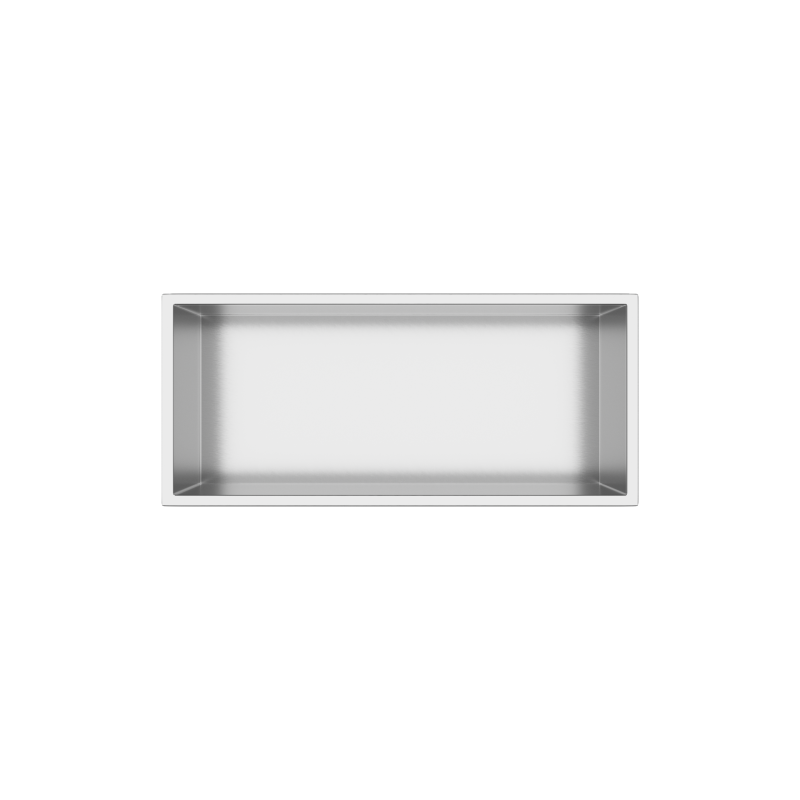 WALL-BOX ONE Inox Półka wnękowa ze stali nierdzewnej 45x20x10 cm