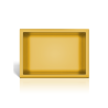 WALL-BOX ONE Gold Półka wnękowa ze stali nierdzewnej złota 30x20x10 cm