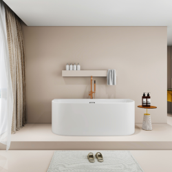 Wanna wolnostojąca przyścienna VIVA WHITE - 160 x 75 cm