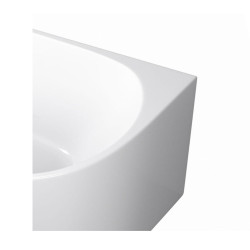 Wanna wolnostojąca narożna lewa AVOLA WHITE - 160 x 80 cm