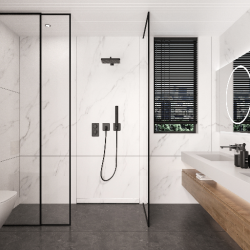 W-Drain NEXT 2w1 Odpływ liniowy ścienny 70 cm dwustronny chrom