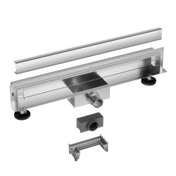 W-Drain NEXT 2w1 Odpływ liniowy ścienny 70 cm dwustronny chrom