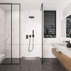 W-Drain NEXT 2w1 Odpływ liniowy ścienny 80 cm dwustronny chrom