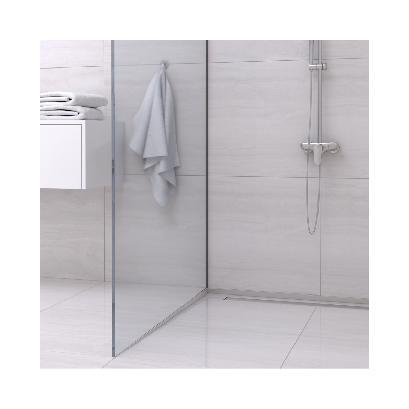 Listwa spadkowa przyścienna lewa 120 cm inox