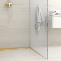 Listwa spadkowa do szkła prawa 120 cm złota