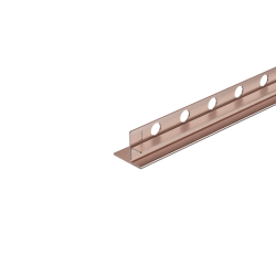 Listwa spadkowa do szkła lewa 120 cm miedziana