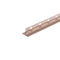 Listwa spadkowa do szkła prawa 170 cm miedziana