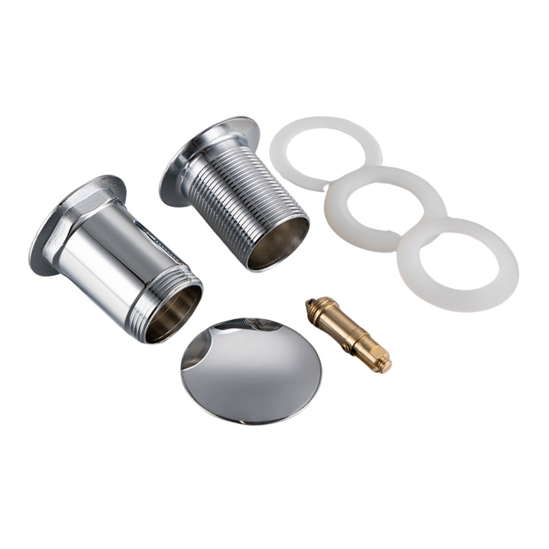 Korek umywalkowy mosiężny Klik Klak C bez przelewu Chrom