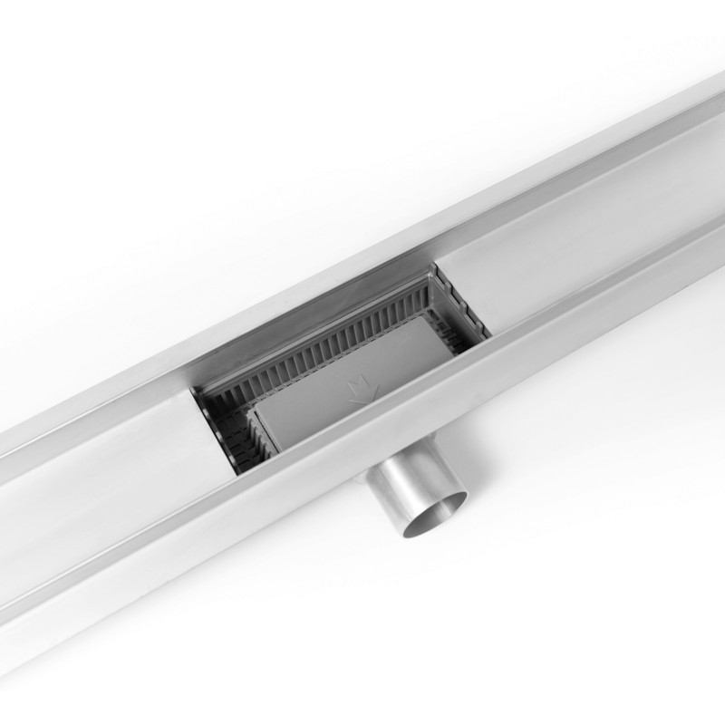 Duplex Next 2w1 Odpływ liniowy 70 cm dwustronny lustrzane srebro