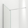 Ścianka prysznicowa Beira 60 x 200 cm transparentna 8 mm chrom