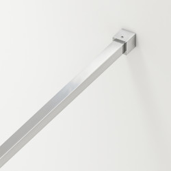 Ścianka prysznicowa Beira 90 x 200 cm transparentna 8 mm chrom