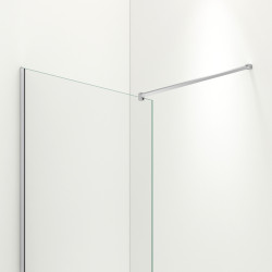 Ścianka prysznicowa Beira 80 x 200 cm transparentna 8 mm chrom