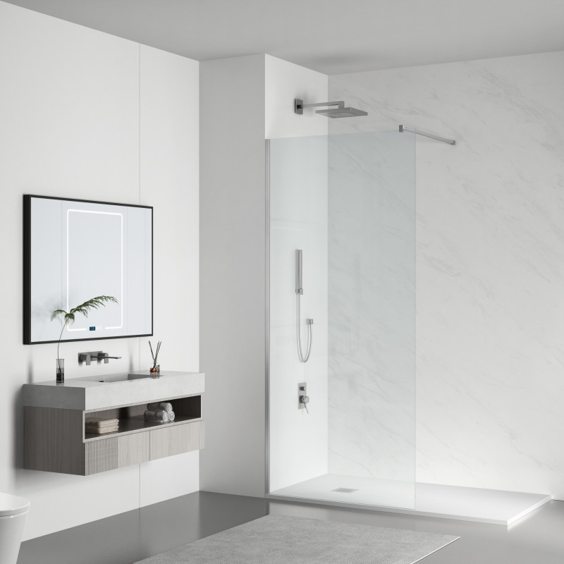 Ścianka prysznicowa Beira 50 x 200 cm transparentna 8 mm chrom