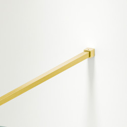 Ścianka prysznicowa Beira 80 x 200 cm transparentna 8 mm złota