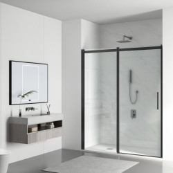 Drzwi prysznicowe rozsuwane Porta - BLACK 110 cm