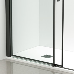 Drzwi prysznicowe rozsuwane Porta - BLACK 110 cm