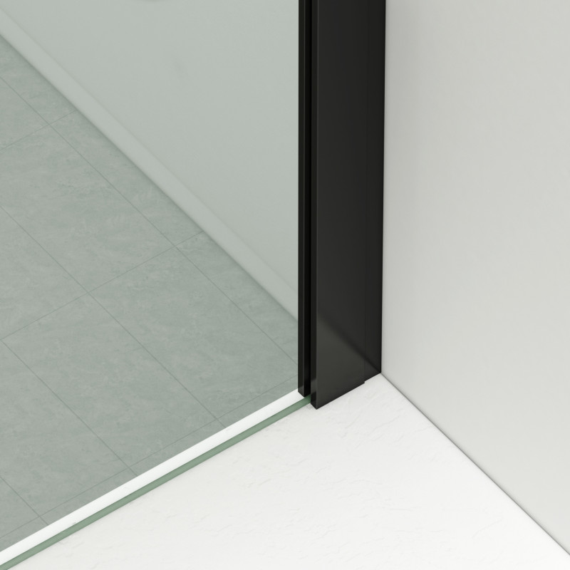 Drzwi prysznicowe rozsuwane Porta - BLACK 100 cm