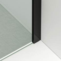 Drzwi prysznicowe rozsuwane Porta - BLACK 110 cm