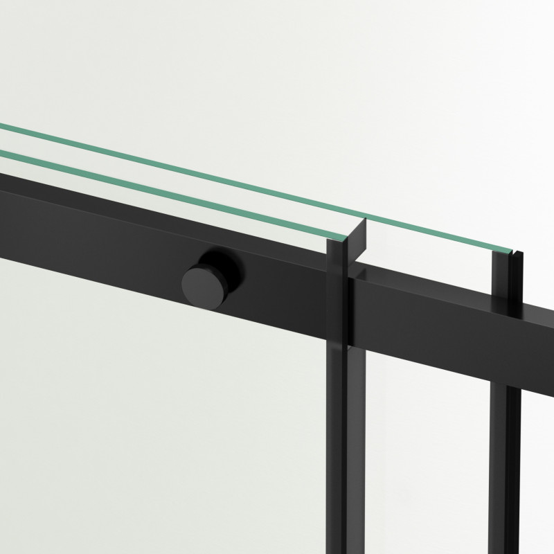 Drzwi prysznicowe rozsuwane Porta - BLACK 100 cm