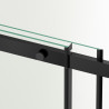Drzwi prysznicowe rozsuwane Porta - BLACK 100 cm