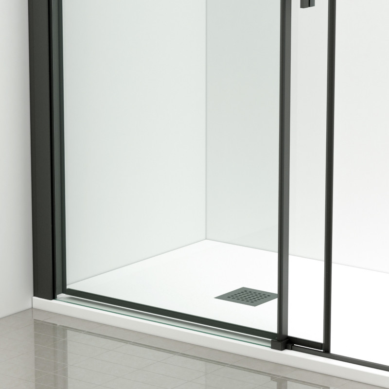 Drzwi prysznicowe rozsuwane Porta - BLACK 120 cm