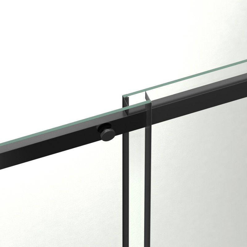 Drzwi prysznicowe rozsuwane Porta - BLACK 100 cm