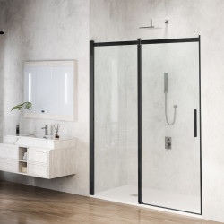 Drzwi prysznicowe rozsuwane Porta - BLACK 120 cm