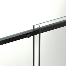 Drzwi prysznicowe rozsuwane Porta - BLACK 110 cm