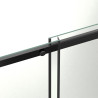 Drzwi prysznicowe rozsuwane Porta - BLACK 120 cm
