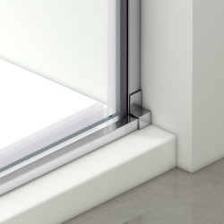 Drzwi prysznicowe rozsuwane Porta - CHROME 110 cm