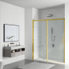 Drzwi prysznicowe rozsuwane Porta - GOLD 110 cm