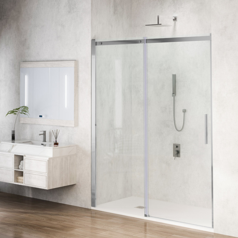 Drzwi prysznicowe rozsuwane Porta - CHROME 110 cm