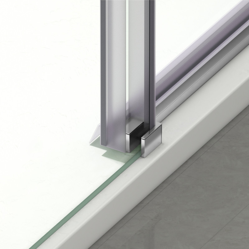 Drzwi prysznicowe rozsuwane Porta - CHROME 120 cm