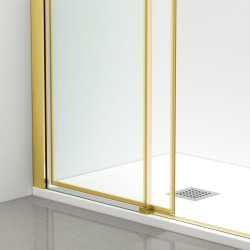 Kabina prysznicowa rozsuwana Rio - ZŁOTY 100x100 cm