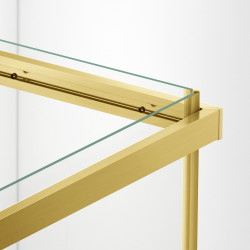 Kabina prysznicowa rozsuwana Rio - ZŁOTY 80x100 cm