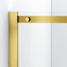 Kabina prysznicowa rozsuwana Rio - ZŁOTY 80x90 cm