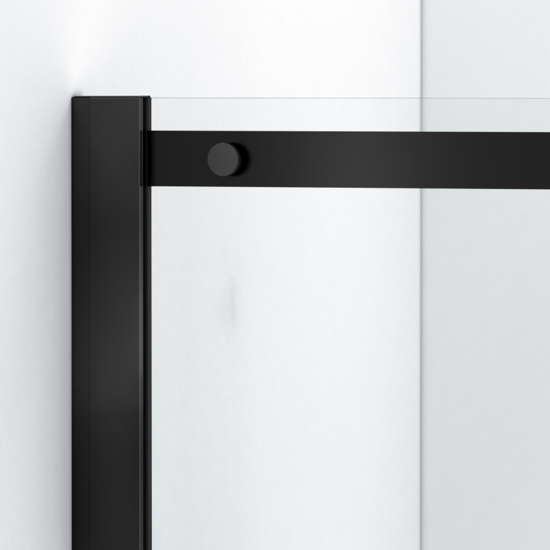 Kabina prysznicowa rozsuwana Rio - BLACK 100x100 cm