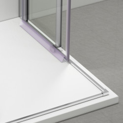 Kabina prysznicowa rozsuwana Rio - CHROM 80x80 cm