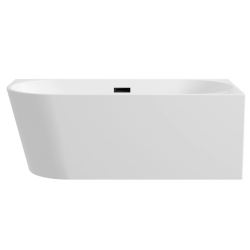 Wanna wolnostojąca narożna prawa AVOLA z pokrywką BLACK - 170 x 80 cm